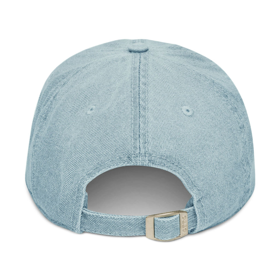 Divinely Created Denim Hat - Embroidered Adjustable Cap