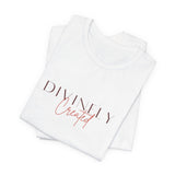 Divinely Created Unisex Jersey Tee - Inspirational Graphic T-Shirt