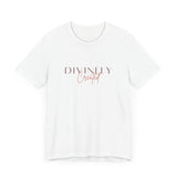 Divinely Created Unisex Jersey Tee - Inspirational Graphic T-Shirt