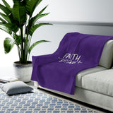 Faith over Fear - Velveteen Plush Blanket