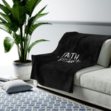 Faith over Fear - Velveteen Plush Blanket